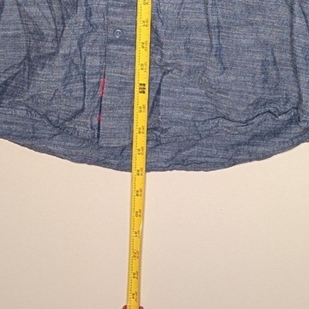 SEC.119 Mens XL Blue Chambray Button Down Shirt Phish Donut The Cactus XL - Picture 6 of 7